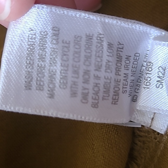 Garnet Hill Chestnut Brown Easy Linen Button Down Tank - Size 12 - Picture 7 of 7